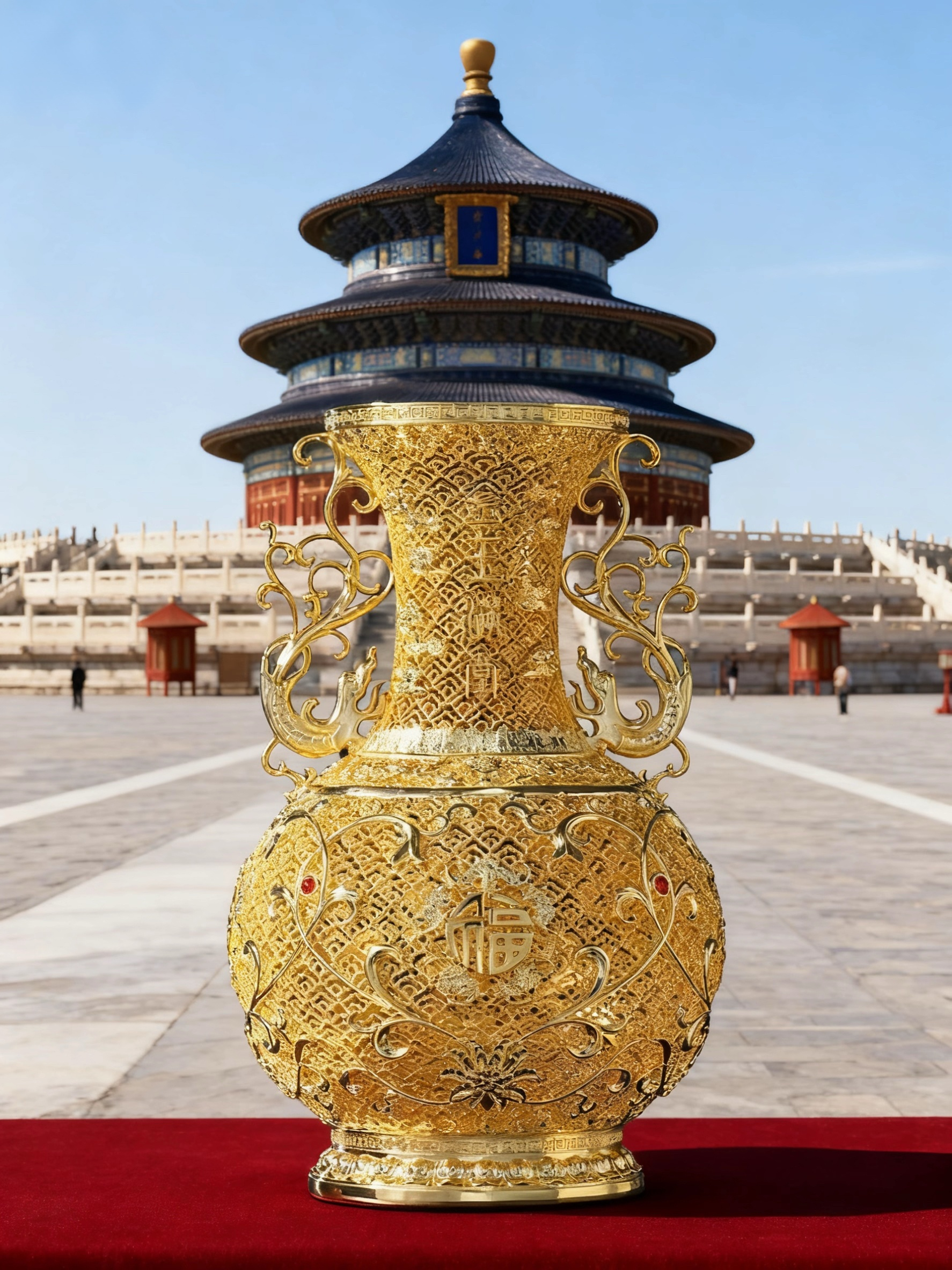 Chinese Filigree Vase Brass Ornament | From Our Intangible Heritage Gallery
