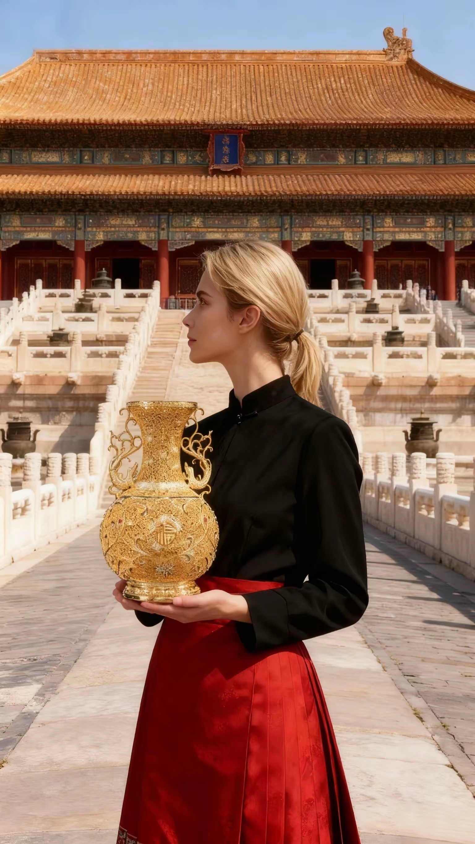 Chinese Filigree Vase Brass Ornament | From Our Intangible Heritage Gallery